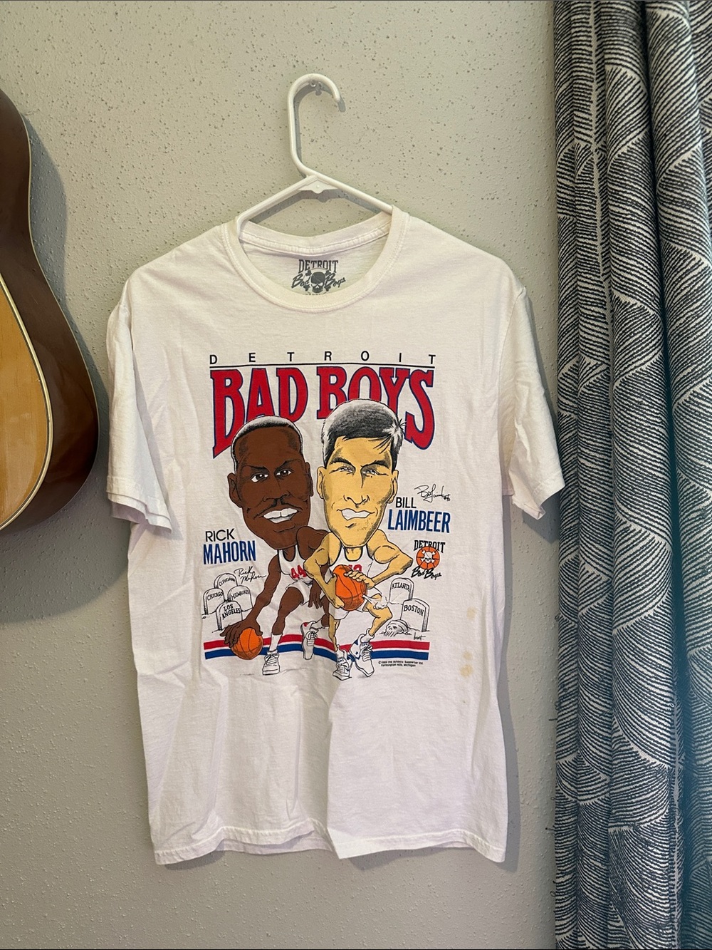 Detroit Bad Boys Graphic Tee - White